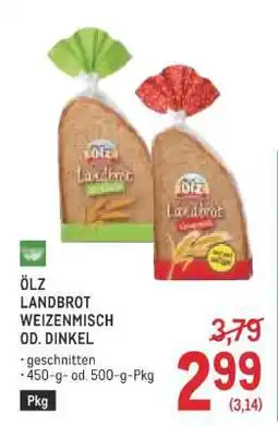 Metro ÖLZ LANDBROT WEIZENMISCH OD. DINKEL Angebot