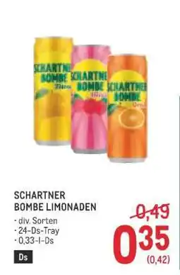 Metro Schartner Bombe Limonaden Angebot