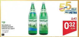 Metro WALDQUELLE MINERALWASSER Angebot