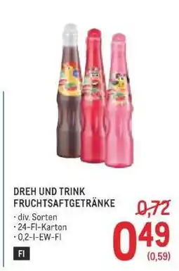 Metro DREH UND TRINK FRUCHTSAFTGETRÄNKE Angebot