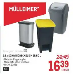 Metro Mülleimer Angebot