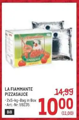Metro LA FIAMMANTE PIZZASAUCE Angebot