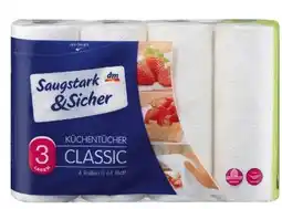 dm Saugstark und Sicher Küchentücher Classic Angebot