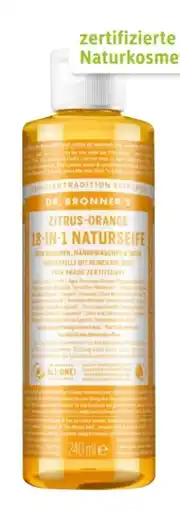 dm Dr. Bronners Naturseife Zitrus Orange Angebot