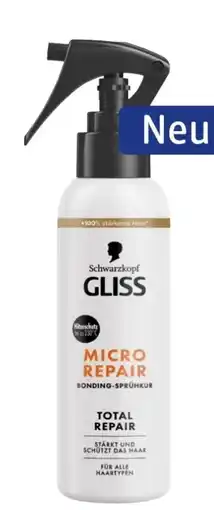 dm Schwarzkopf Gliss Total Repair Micro Bonding-Sprühkur Angebot