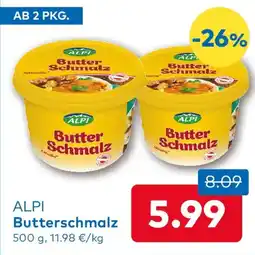 T&G ALPI Butterschmalz Angebot