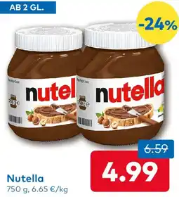 T&G Nutella Angebot