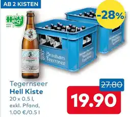 T&G Tegernseer Hell Kiste Angebot