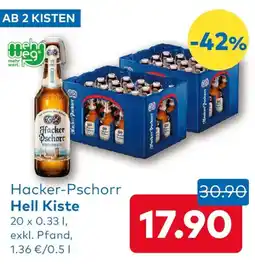 T&G Hacker-Pschorr Hell Kiste Angebot