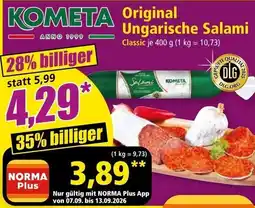 Norma Original Ungarische Salami Classic Angebot
