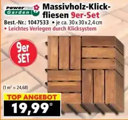 Norma Powerrec Garden Massivholz-Klickfliesen Angebot