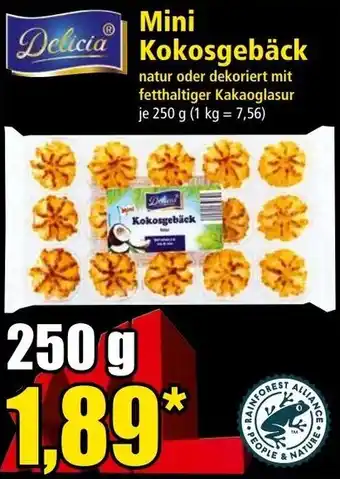 Norma Delicia Mini Kokosgebäck Angebot