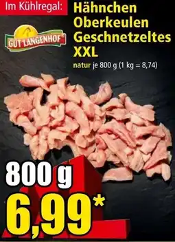 Norma Hähnchen Oberkeulen Geschnetzeltes XXL Angebot