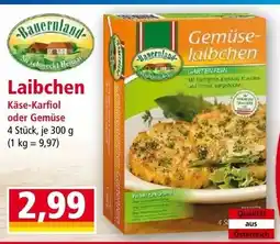 Norma Bauernland Gemüse-laibchen Angebot