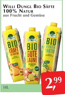 Winkler Markt Willi Dungl Bio Säfte Angebot