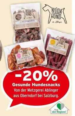 Salzburger Lagerhaus Wüda Hund Gesunde Hundesnacks Angebot