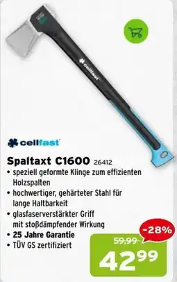 Salzburger Lagerhaus cellfast Spaltaxt C1600 Angebot