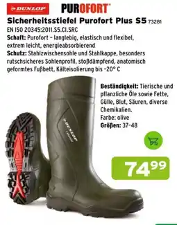 Salzburger Lagerhaus Dunlop Sicherheitsstiefel Purofort Plus S5 Angebot