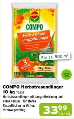 Salzburger Lagerhaus COMPO Herbstrasendünger Angebot