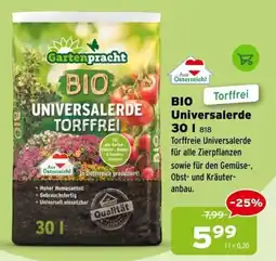 Salzburger Lagerhaus Gartenpracht BIO Universalerde Angebot