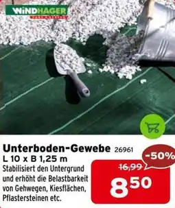 Salzburger Lagerhaus Windhager Unterboden-Gewebe Angebot