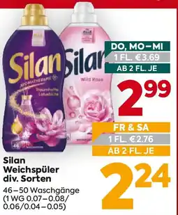 Billa Silan Weichspüler Angebot