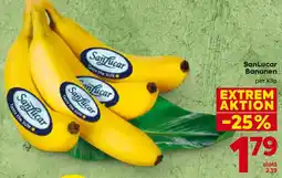 Billa SanLucar Bananen Angebot