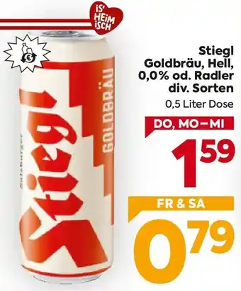 Billa Stiegl Goldbräu Angebot
