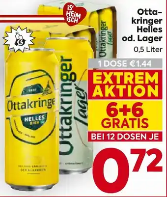 Billa Ottakringer Helles Angebot
