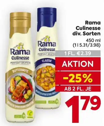 Billa Rama Culinesse Angebot