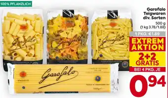 Billa Garofalo Teigwaren Angebot