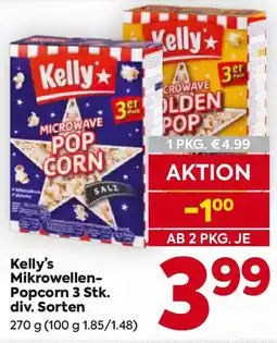 Billa Kelly's Mikrowellen-Popcorn Angebot