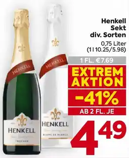 Billa Henkell Sekt Angebot