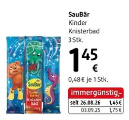 dm SauBär Kinder Knisterbad Angebot
