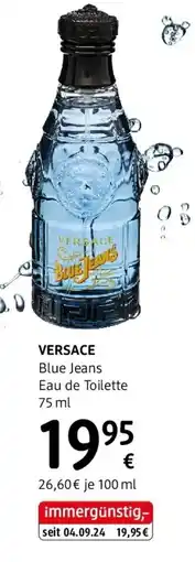 dm Versace Blue Jeans Eau de Toilette Angebot