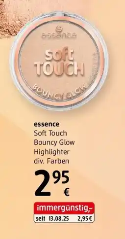 dm essence Soft Touch Bouncy Glow Highlighter Angebot