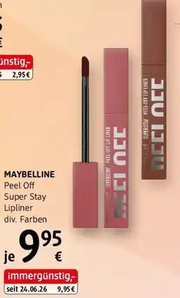 dm MAYBELLINE Peel Off Super Stay Lipliner Angebot