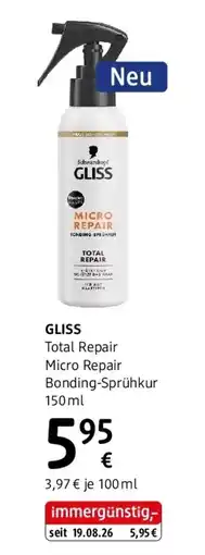 dm GLISS Total Repair Micro Repair Bonding-Sprühkur Angebot