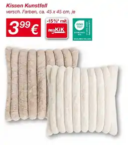 KiK Kissen Kunstfell Angebot