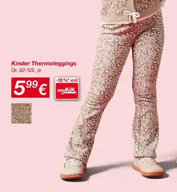 KiK Kinder Thermoleggings Angebot
