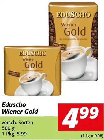 Strasser Markt Eduscho Wiener Gold 500g Angebot