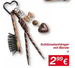 KiK Schlüsselanhänger mit Bürste Angebot