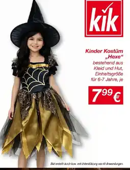 KiK kik Kinder Kostüm „Hexe“ Angebot