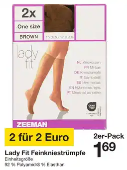 Zeeman Lady Fit Feinkniestrumpfe Angebot