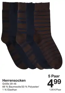 Zeeman Herrensocken Angebot