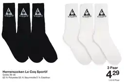 Zeeman Herrensocken Le Coq Sportif Angebot