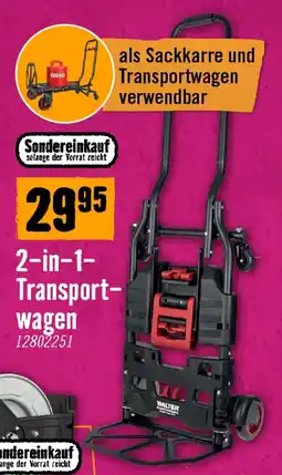 Hornbach 2-in-1-Transportwagen Angebot