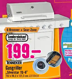 Hornbach Tenneker Gasgriller Silverstar TG-6 Angebot