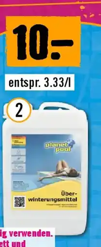 Hornbach Über-winterungsmittel planet pool Angebot
