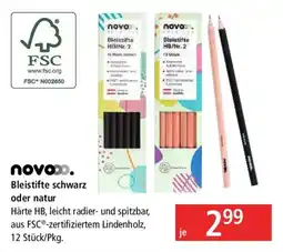 Pagro Diskont novo Bleistifte schwarz oder natur Angebot